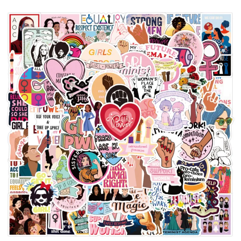 10/30/50/100Pcs/Set New feminist Graffiti Waterproof Skateboard Travel Suitcase Phone Laptop Luggage Stickers Cute Kids Girl
10/30/50/100Pcs/Set New feminist Graffiti Waterproof Skateboard Travel Suitcase Phone Laptop Luggage Stickers Cute Kids Girl