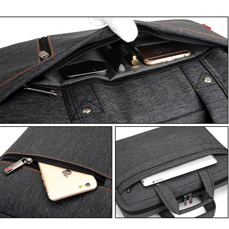 13/14/15/17 laptop bag high quality Oxford material waterproof handbag fashion men shoulder messenger bag expandable