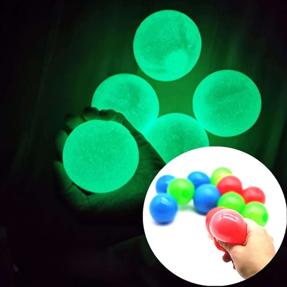 Air Luminous Ball Fluorescence entertainment Interactive toys Sticky ball stress reliever Safty toy Bouncing ball Random color
Air Luminous Ball Fluorescence entertainment Interactive toys Sticky ball stress reliever Safty toy Bouncing ball Random color