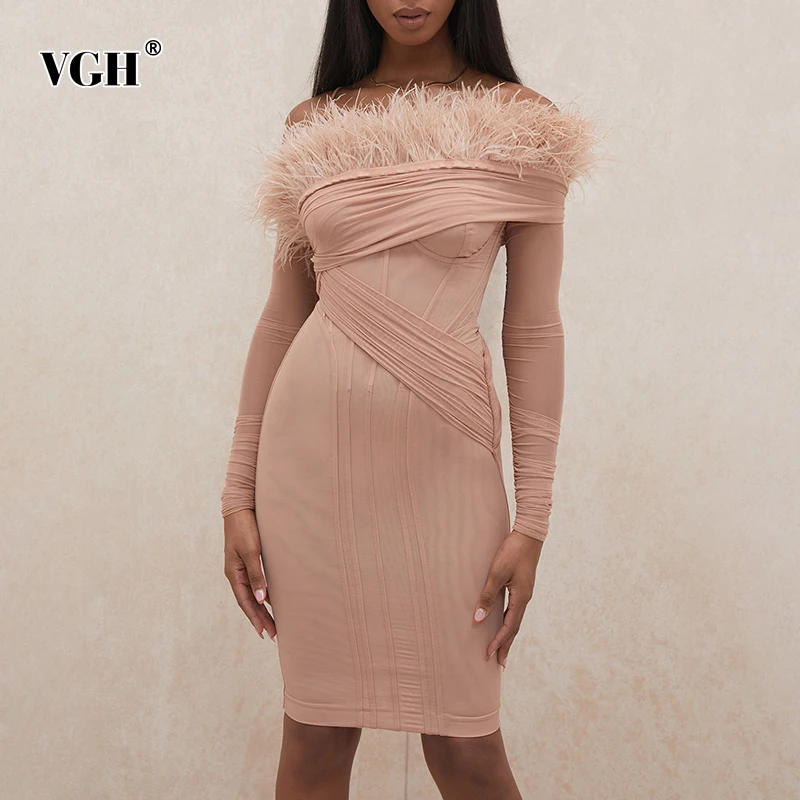 VGH Pink Patchwork Tassel Dress For Women Slash Neck Sleeveless High Waist Slim Mini Dresses Females Summer Fashion 2021 Stylish
VGH Pink Patchwork Tassel Dress For Women Slash Neck Sleeveless High Waist Slim Mini Dresses Females Summer Fashion 2021 Stylish