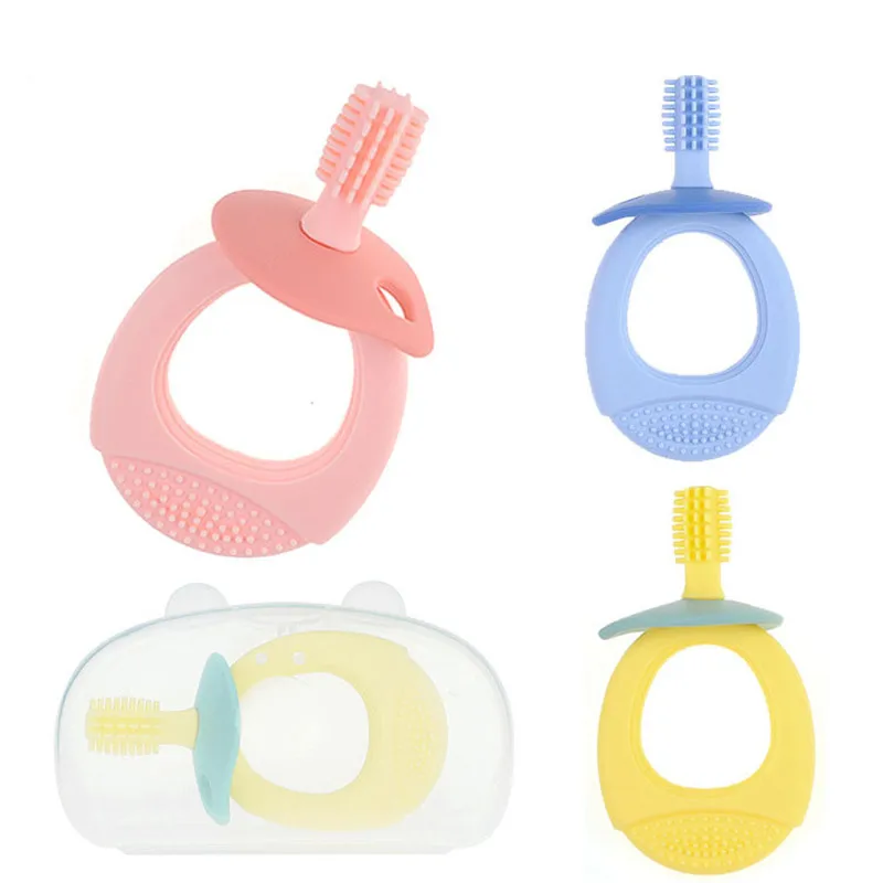 Newborn Baby Soft Silicone Training Toothbrush Baby Children Dental Oral Care Tooth Brush Tool Baby Tooth Brush Infant
Newborn Baby Soft Silicone Training Toothbrush Baby Children Dental Oral Care Tooth Brush Tool Baby Tooth Brush Infant