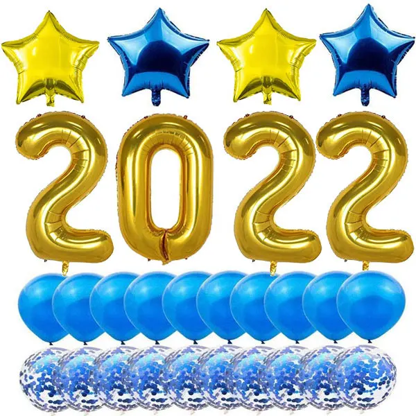 Сверхбольшая модель 2022 наборы шариков для новогодней вечевечерние НКИ, юбилейные принадлежности, украшения на выпускной, Декор для дома и офиса
Сверхбольшая модель 2022 наборы шариков для новогодней вечевечерние НКИ, юбилейные принадлежности, украшения на выпускной, Декор для дома и офиса