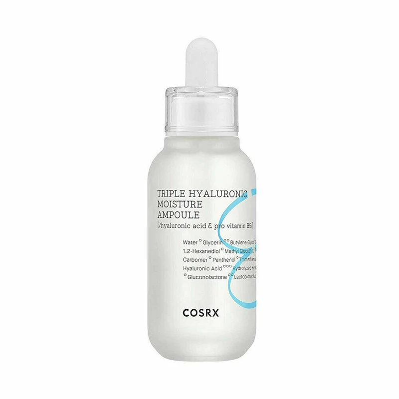 COSRX Hydrium Triple Hyaluronic Moisture Ampoule 40ml Hyaluronic Acid Serum Facial Moisturizing Whitening Face Essence Skin Care
COSRX Hydrium Triple Hyaluronic Moisture Ampoule 40ml Hyaluronic Acid Serum Facial Moisturizing Whitening Face Essence Skin Care