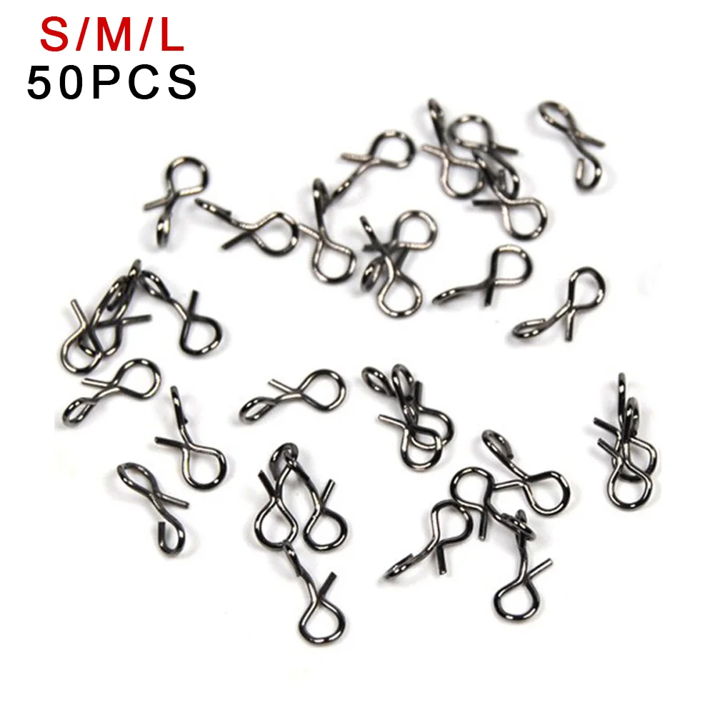 50pcs Fly Fishing Snap Hooks Links / Connectors Stainless Steel Quick Change Carp Fishhooks 6mm 8mm10mm Tackle Pesca Tools
50pcs Fly Fishing Snap Hooks Links / Connectors Stainless Steel Quick Change Carp Fishhooks 6mm 8mm10mm Tackle Pesca Tools