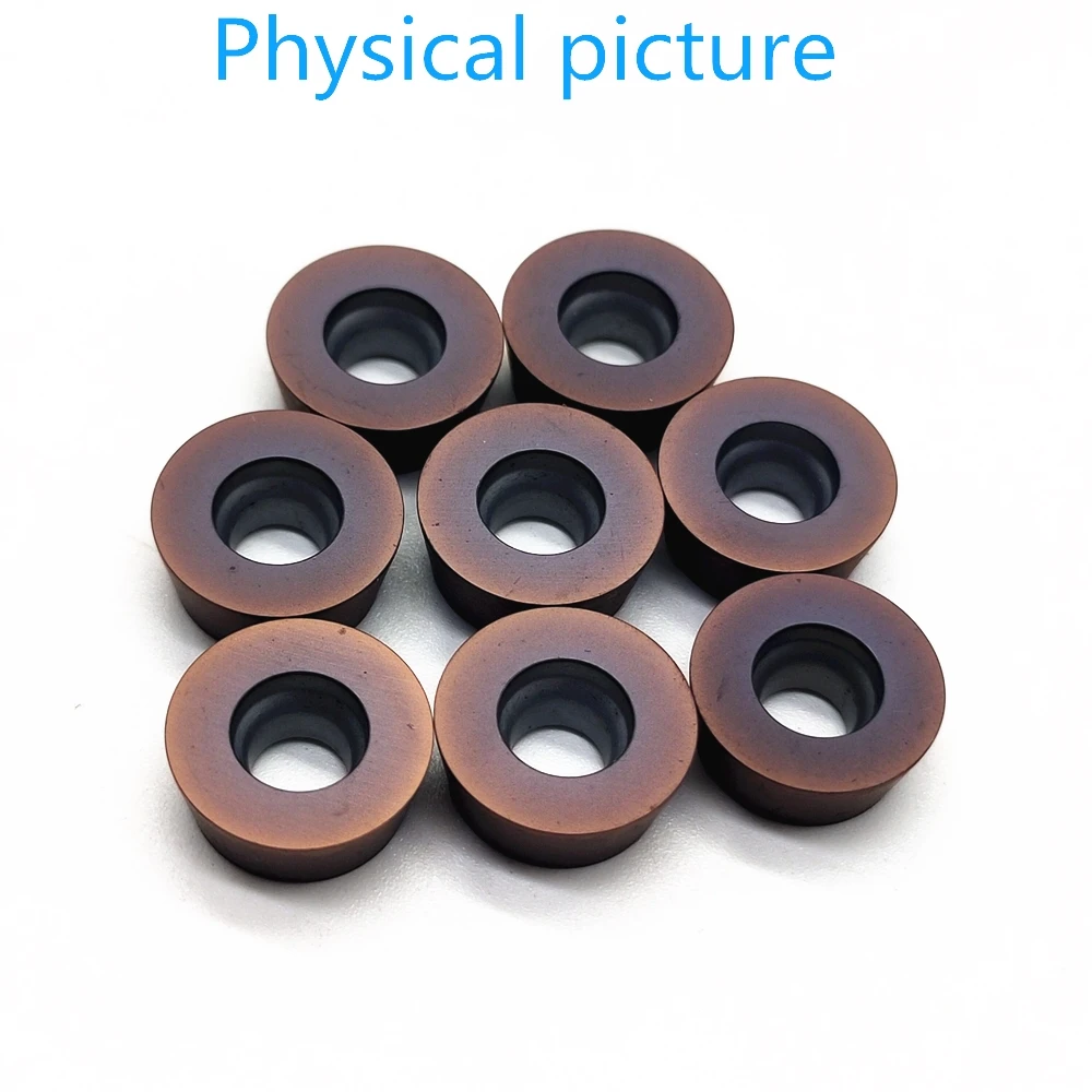 10PCS Carbide Inserts RDMW1204MOT VP15TF CNC Mechanical Milling Inserts RDMW1204 CNC Tool Parts Milling Cutter Lathe Tools
10PCS Carbide Inserts RDMW1204MOT VP15TF CNC Mechanical Milling Inserts RDMW1204 CNC Tool Parts Milling Cutter Lathe Tools