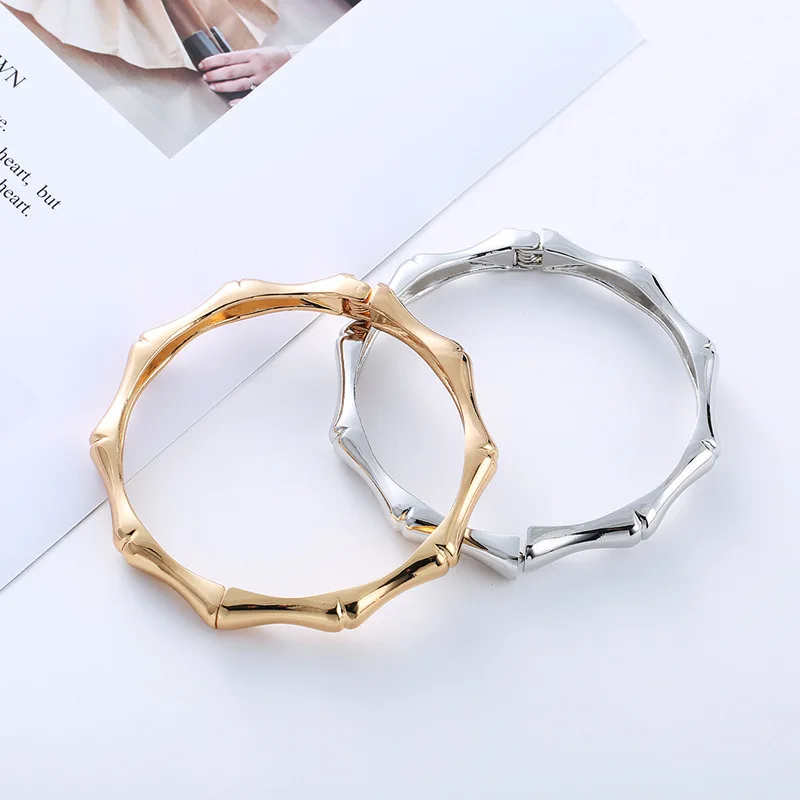 Top Quality Charm Bracelet Bangles Gold Hollow Flower Bamboo Shape Side Open Cuff Bracelets Copper Bridal Jewelry Bangles
Top Quality Charm Bracelet Bangles Gold Hollow Flower Bamboo Shape Side Open Cuff Bracelets Copper Bridal Jewelry Bangles