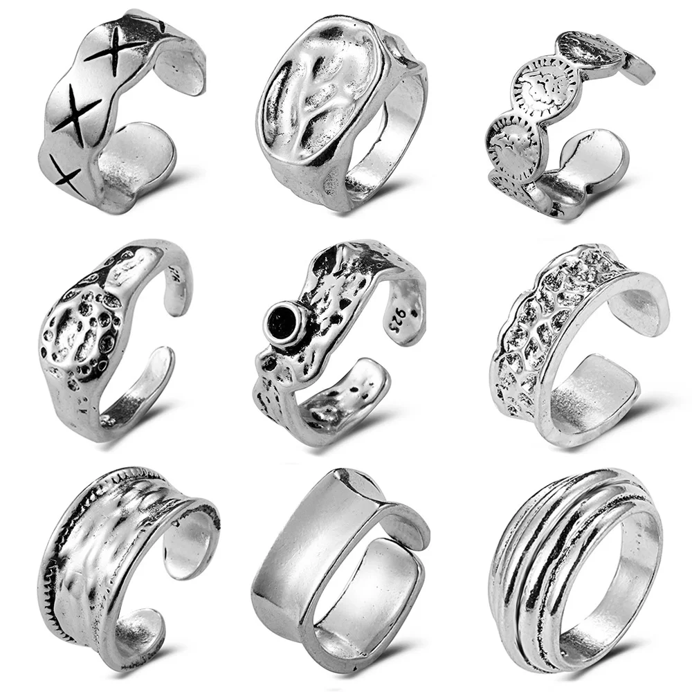 Korea Ins Style Silver Metal Finger Ring Personality Irregular Geometric Adjustable Design Hip-hop Ring Jewelry
Korea Ins Style Silver Metal Finger Ring Personality Irregular Geometric Adjustable Design Hip-hop Ring Jewelry