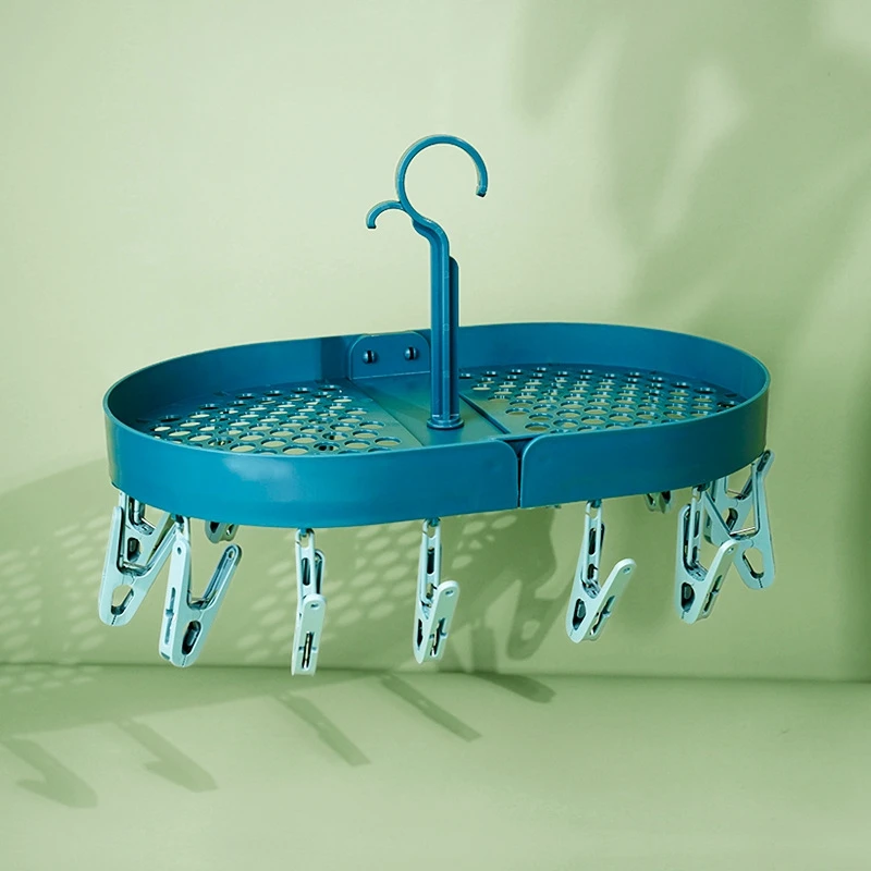 MLGB Clothes Rack Folding No Mark Drying Socks Drying Underwear with Clip Drying Storage Artifact Windproof Clothes Rack
MLGB Clothes Rack Folding No Mark Drying Socks Drying Underwear with Clip Drying Storage Artifact Windproof Clothes Rack