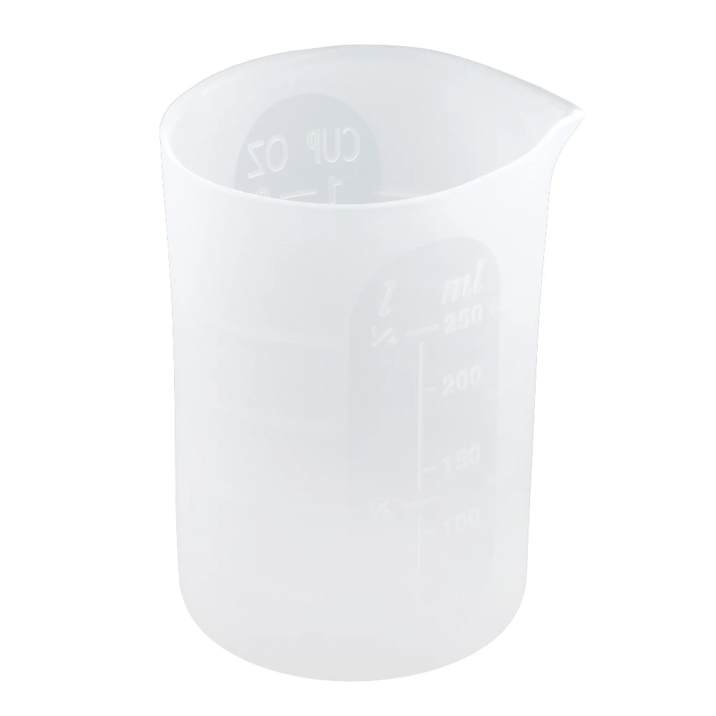 Clear Silicone Epoxy Resin Mixing Cups 250ml Measuring Cup DIY Resin Glue Tools For Jewelry Making Handmade Craft Accessories
Clear Silicone Epoxy Resin Mixing Cups 250ml Measuring Cup DIY Resin Glue Tools For Jewelry Making Handmade Craft Accessories