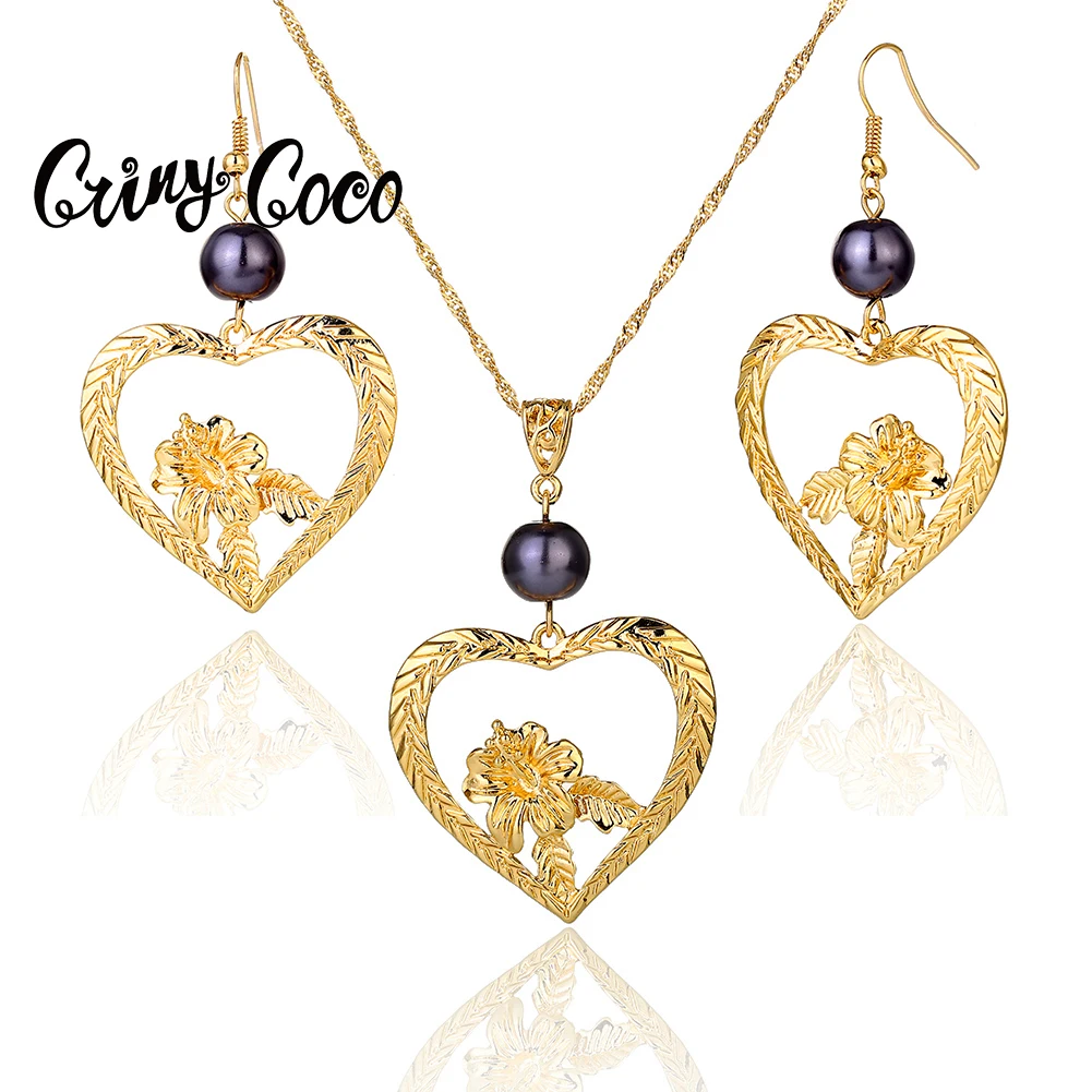 SophiaXuan Hawaiian Love Heart Jewelry Sets New Designer Gold Plated Polynesian Chokers Necklaces and Earrings Set for Women
SophiaXuan Hawaiian Love Heart Jewelry Sets New Designer Gold Plated Polynesian Chokers Necklaces and Earrings Set for Women