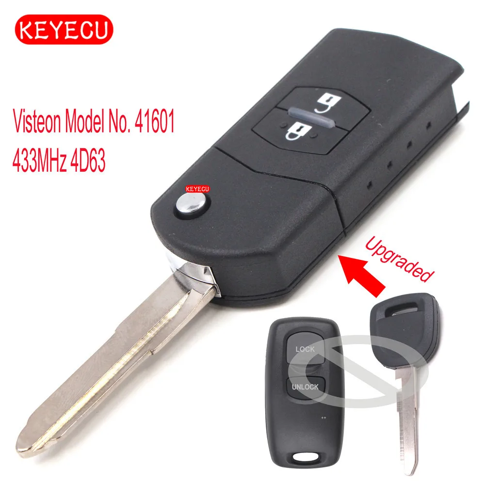Ключ-раскладушка Keyecu, обновленный, 2 кнопки, 433 МГц, 4D63 чип для Mazda 323 626 1999-2003 Visteon арт. 41601
Ключ-раскладушка Keyecu, обновленный, 2 кнопки, 433 МГц, 4D63 чип для Mazda 323 626 1999-2003 Visteon арт. 41601