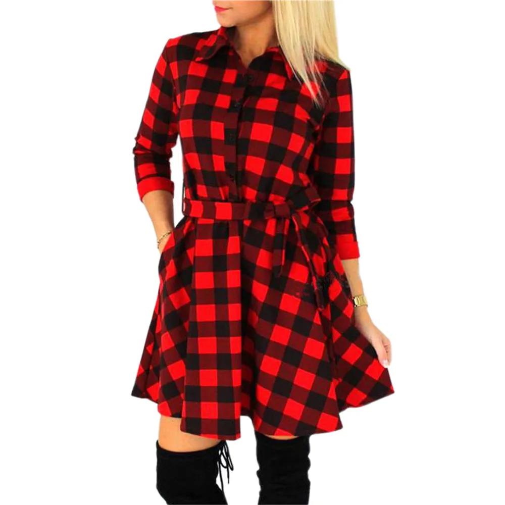 Women blouse Shirts Autumn Winter Plaid Dresses Black White Vintage Party Bandage Casual Shirt blouse Vestido Womens Clothing
Women blouse Shirts Autumn Winter Plaid Dresses Black White Vintage Party Bandage Casual Shirt blouse Vestido Womens Clothing