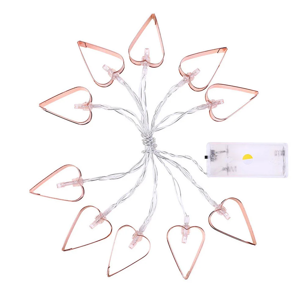 Гирлянда в форме сердца с 10 светодиодами, 1,6 м
Гирлянда в форме сердца с 10 светодиодами, 1,6 м