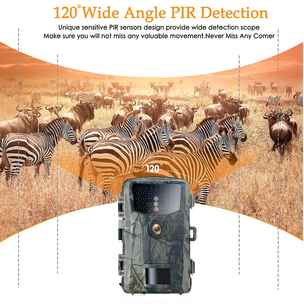 Ourdoor Trail Camera 4K HD 48MP 940nm No Glow IR LED Night Vision Motion Activated Waterproof Wildlife Hunting Cam 2.4" LCD
Ourdoor Trail Camera 4K HD 48MP 940nm No Glow IR LED Night Vision Motion Activated Waterproof Wildlife Hunting Cam 2.4" LCD