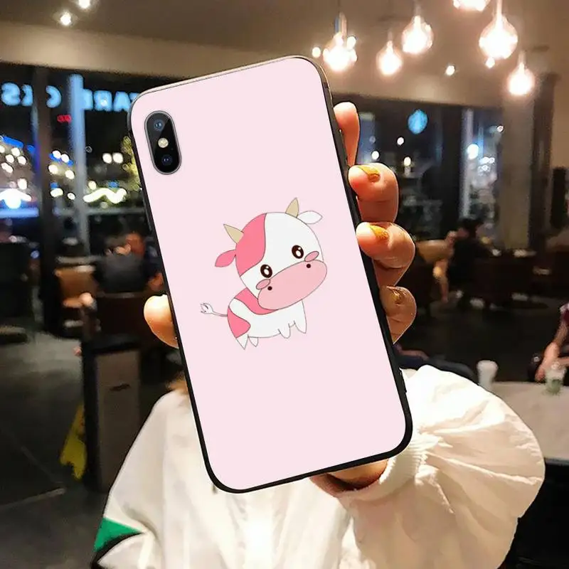 Cute animal strawberry milk cow Phone Case for iPhone 11 12 pro XS MAX 8 7 6 6S Plus X 5S SE 2020 XR
Cute animal strawberry milk cow Phone Case for iPhone 11 12 pro XS MAX 8 7 6 6S Plus X 5S SE 2020 XR