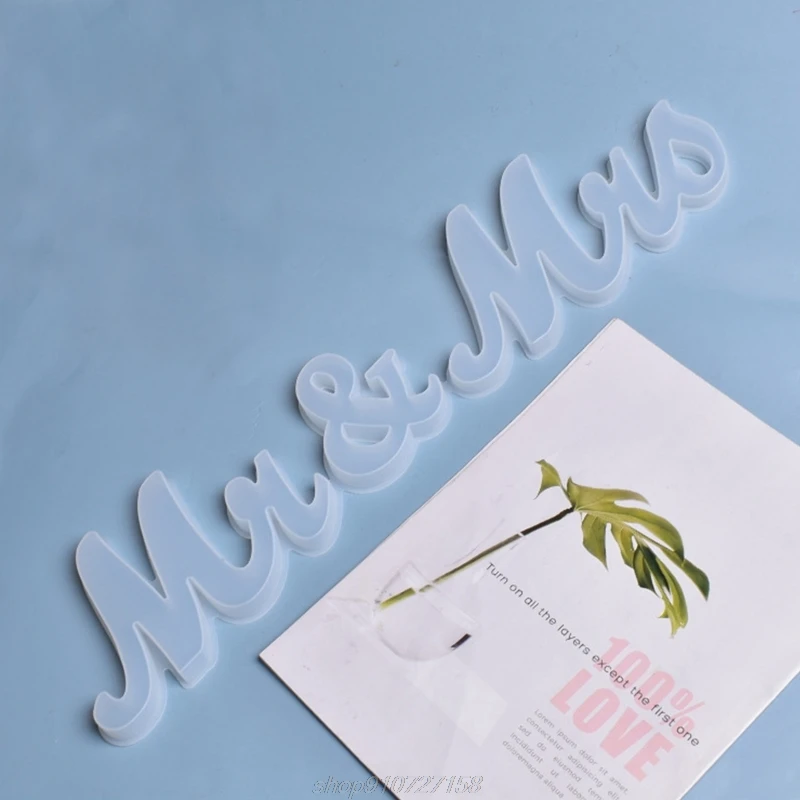 MR&MRS Words Listed Casting Silicone Mould DIY Crafts Hanging Pendant Making Tools Crystal Epoxy Resin Mold D21 20 Dropshipping
MR&MRS Words Listed Casting Silicone Mould DIY Crafts Hanging Pendant Making Tools Crystal Epoxy Resin Mold D21 20 Dropshipping