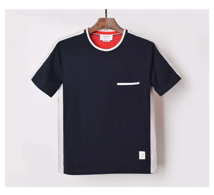 2021 Fashion TB Brand Women Casual Cotton T-Shirts Summer Short Sleeve Patchwork Panelled Personality Clothing
2021 Fashion TB Brand Women Casual Cotton T-Shirts Summer Short Sleeve Patchwork Panelled Personality Clothing