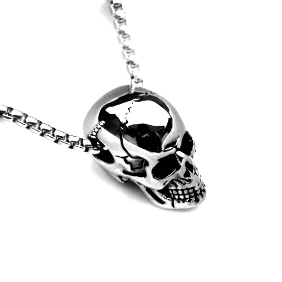 2021 European and American Fashion Titanium Steel Skull Necklace for Men Hip Hop Trend Halloween Men's Pendant Necklace Jewelry
2021 European and American Fashion Titanium Steel Skull Necklace for Men Hip Hop Trend Halloween Men's Pendant Necklace Jewelry