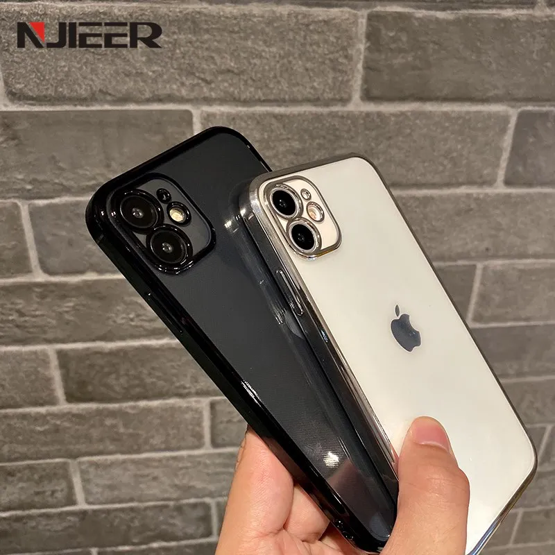 Luxury Square Clear Phone Case For iPhone 12 11 Pro Max Mini X XS XR 7 8 Plus SE 2 2020 Plating Soft Silicone Transparent Cover
Luxury Square Clear Phone Case For iPhone 12 11 Pro Max Mini X XS XR 7 8 Plus SE 2 2020 Plating Soft Silicone Transparent Cover