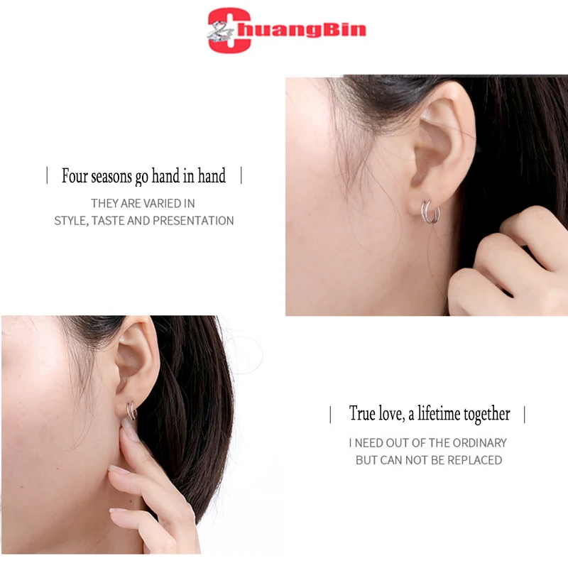 High-Quality S925 sterling silver zircon Naive female ears Korean fashion single earrings simple All-match circle spiral earring
High-Quality S925 sterling silver zircon Naive female ears Korean fashion single earrings simple All-match circle spiral earring