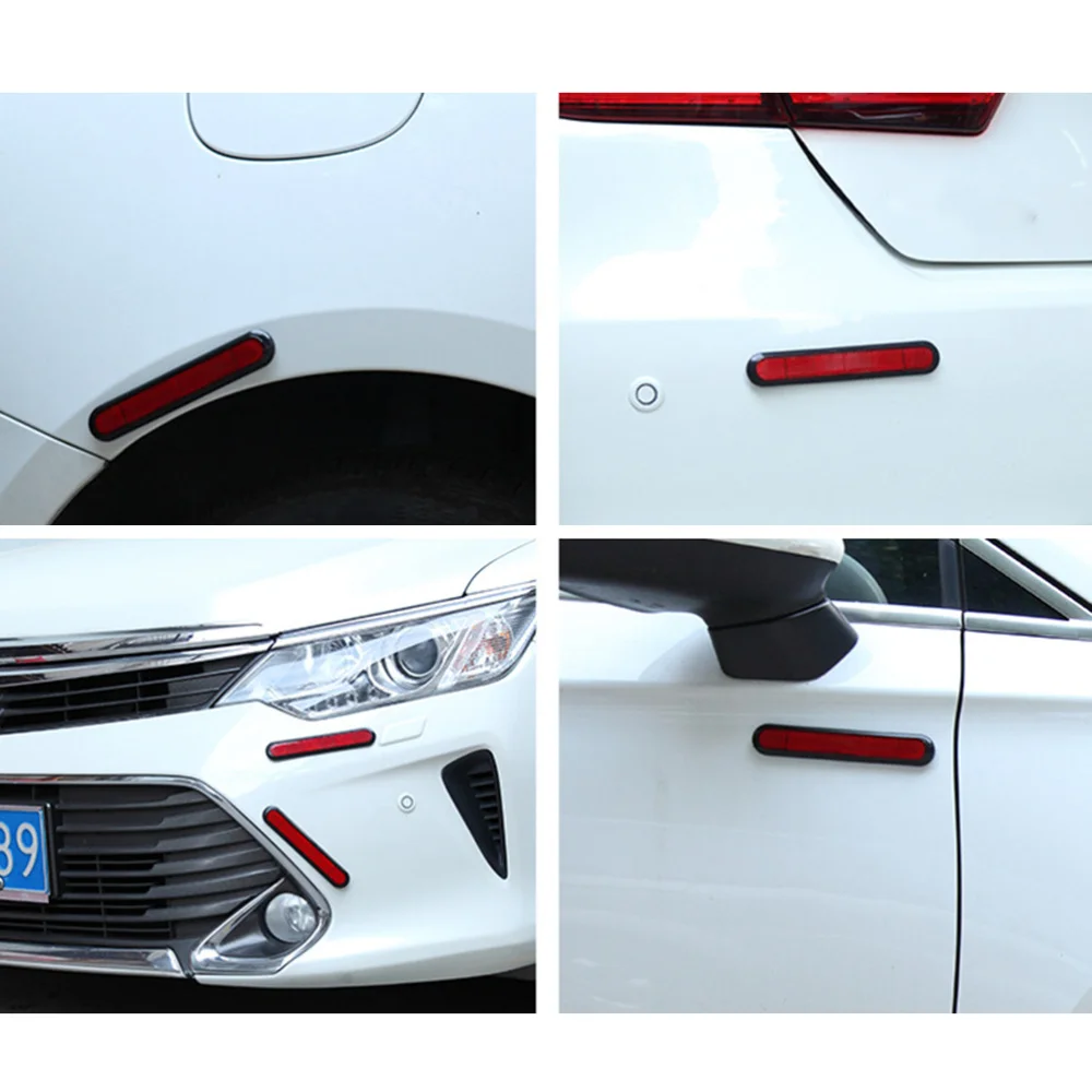 2 Pcs High Brightness Warning Reflection Stickers PVC Rear Bumper Stickers Reflective Trim Protectors for Car Outdoor
2 Pcs High Brightness Warning Reflection Stickers PVC Rear Bumper Stickers Reflective Trim Protectors for Car Outdoor