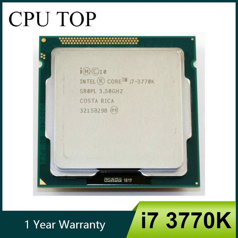 For Intel i7 3770K Quad Core LGA 1155 3.5GHz 8MB Cache With HD Graphic 4000 TDP 77W Desktop CPU
For Intel i7 3770K Quad Core LGA 1155 3.5GHz 8MB Cache With HD Graphic 4000 TDP 77W Desktop CPU