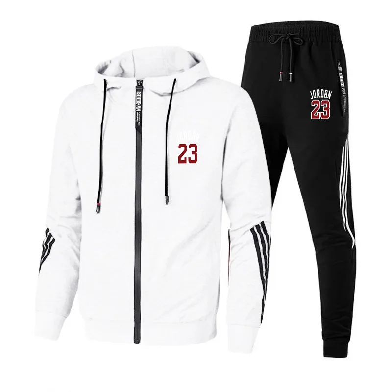 Men's spring and autumn running suit long-sleeved sweatshirt + sweatpants sportswear men
Men's spring and autumn running suit long-sleeved sweatshirt + sweatpants sportswear men
