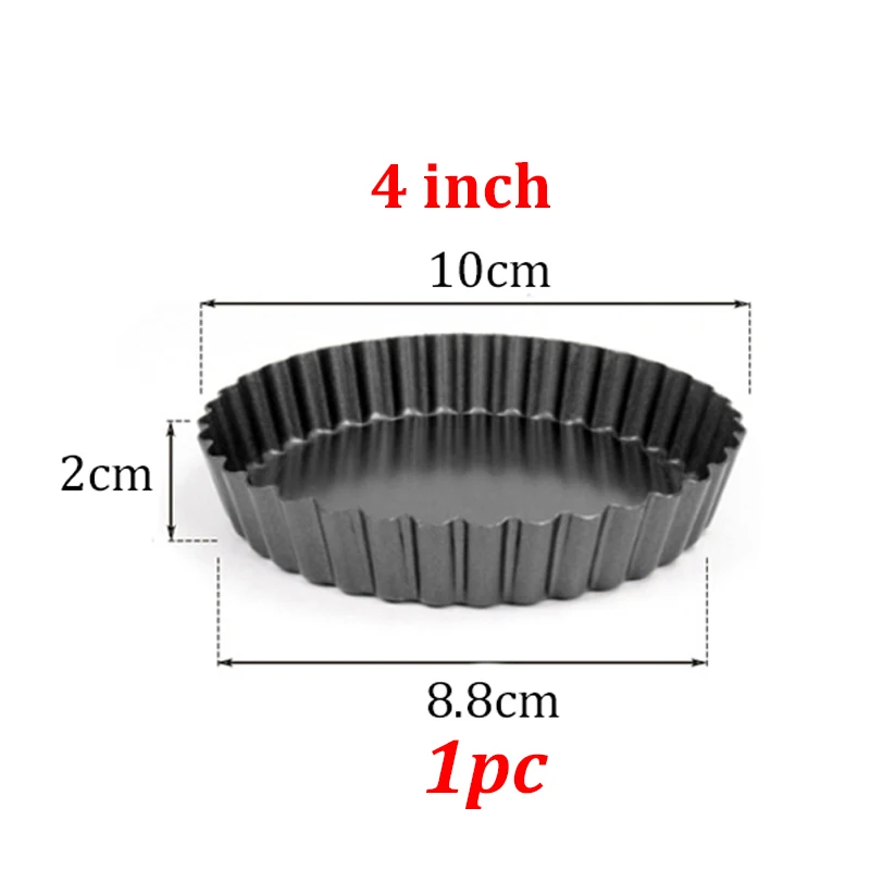 10cm Mini Pie Muffin Cupcake Pans Non-Stick Tart Quiche Flan Pan Molds Pie Pizza Cake Mold Removable Loose Bottom Round Bakeware
10cm Mini Pie Muffin Cupcake Pans Non-Stick Tart Quiche Flan Pan Molds Pie Pizza Cake Mold Removable Loose Bottom Round Bakeware