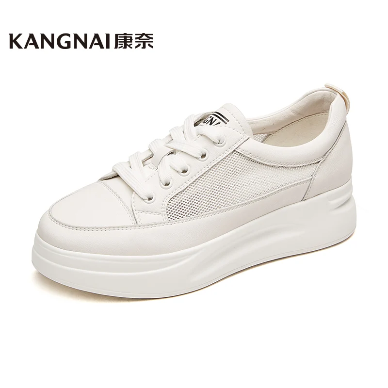 KANGNAI Women Sneakers Shoes Lace-Up Female White Shoes Summer Flat Platform Breathable Casual Shoes Woman Fashion
KANGNAI Women Sneakers Shoes Lace-Up Female White Shoes Summer Flat Platform Breathable Casual Shoes Woman Fashion