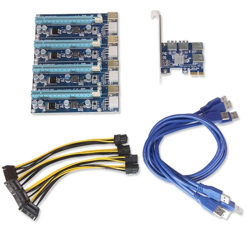 Hot sales EUX104 PCIe card 1 to 4 PCI Express 16X Riser Card PCI-E 1X slot 4 PCIe External PCIe 1 to 4port USB 3.0 Adapter Card
Hot sales EUX104 PCIe card 1 to 4 PCI Express 16X Riser Card PCI-E 1X slot 4 PCIe External PCIe 1 to 4port USB 3.0 Adapter Card