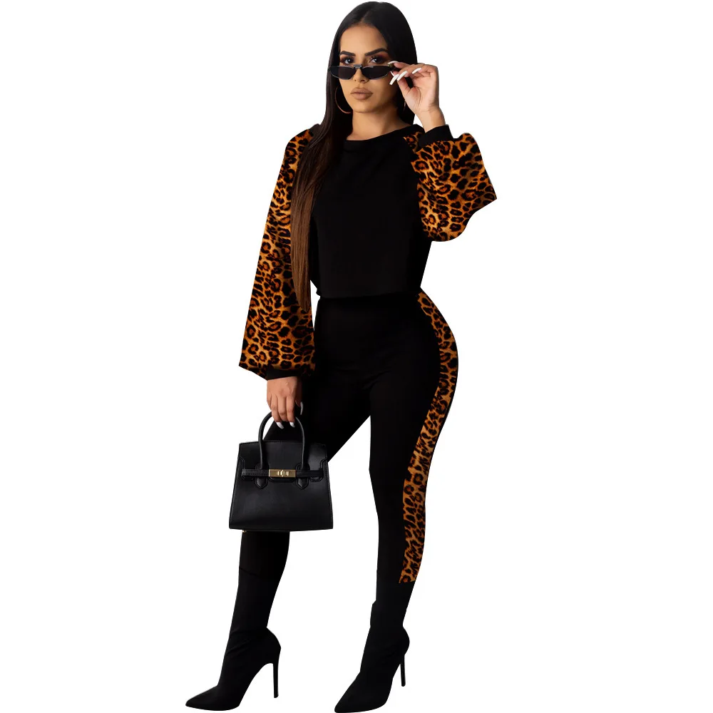 European and American fashion leopard print camouflage webbing printed casual suit
European and American fashion leopard print camouflage webbing printed casual suit