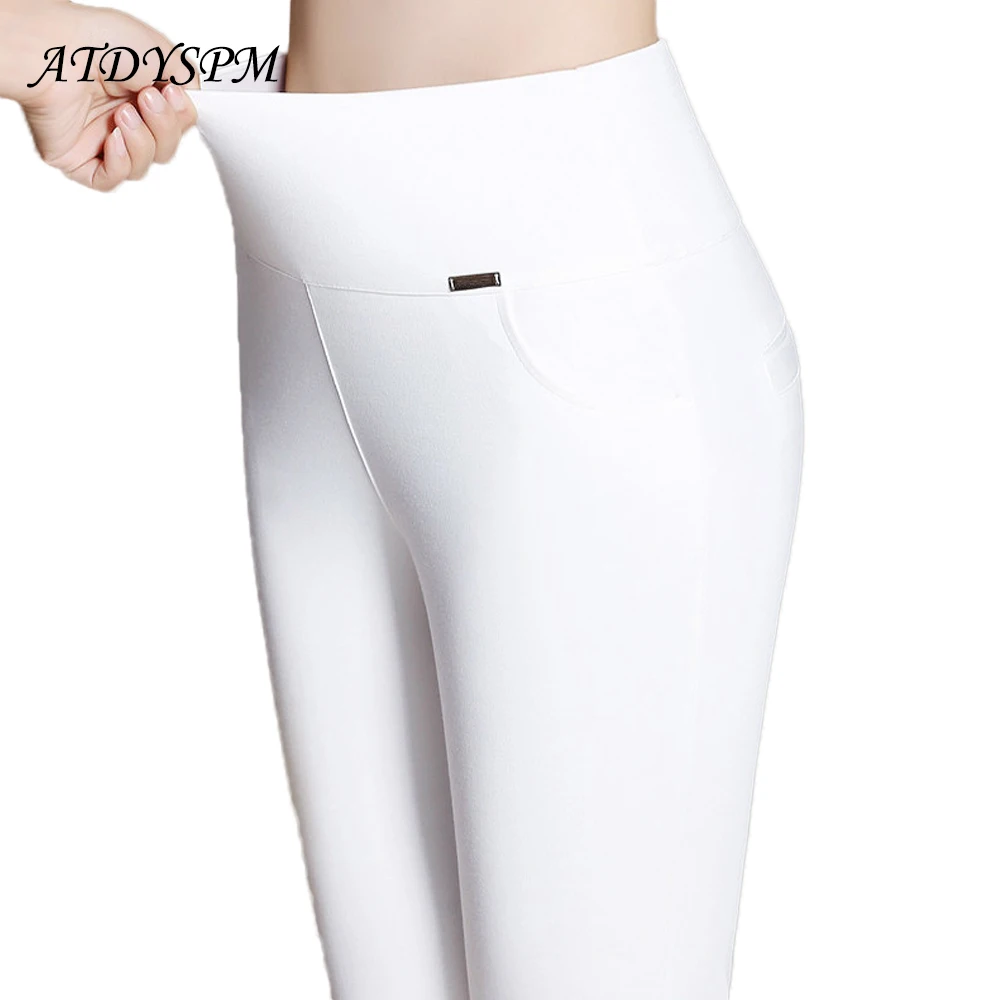 Classic Vintage White Skinny Pants For Women Simple High Waist Stretch Pencil Pants Women Casual Thicken Warm Trousers Femme
Classic Vintage White Skinny Pants For Women Simple High Waist Stretch Pencil Pants Women Casual Thicken Warm Trousers Femme