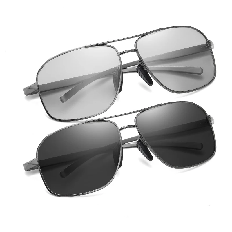 Discoloration Sunglasses Men Polarized Square Mental Men Sunglasses Brand Designer Twin Beam Driving Glasses UV400
Discoloration Sunglasses Men Polarized Square Mental Men Sunglasses Brand Designer Twin Beam Driving Glasses UV400