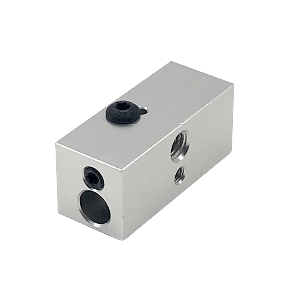 Single Head Double Color Mixed Color Extrusion Heating Block Two in One out Heating Block Heats Aluminum Block (Silver)
Single Head Double Color Mixed Color Extrusion Heating Block Two in One out Heating Block Heats Aluminum Block (Silver)