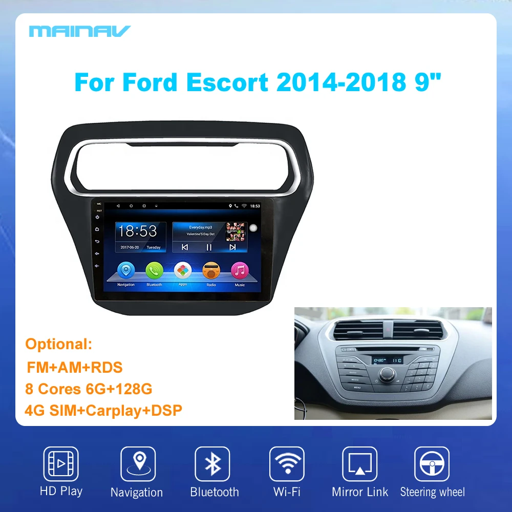 9 "Android 10 для Ford Escort 2014-2018 RDS автомобильная навигация для DSP CarPlay автомобильное радио мультимедийный видеоплеер Авто Стерео GPS
9 "Android 10 для Ford Escort 2014-2018 RDS автомобильная навигация для DSP CarPlay автомобильное радио мультимедийный видеоплеер Авто Стерео GPS