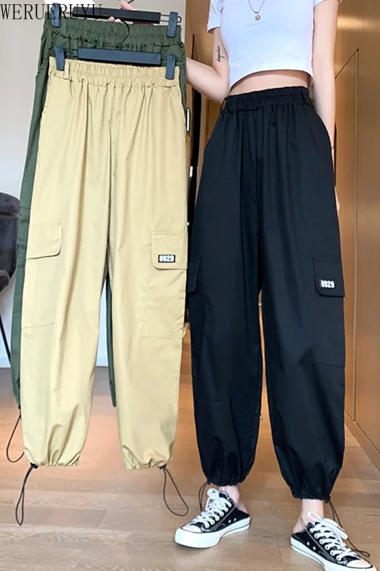 WERUERUYU Korean Style High Waist Loose Pants Joggers Women Sweatpants Korean Style Streetwear Sport Casual Trousers Fashion
WERUERUYU Korean Style High Waist Loose Pants Joggers Women Sweatpants Korean Style Streetwear Sport Casual Trousers Fashion