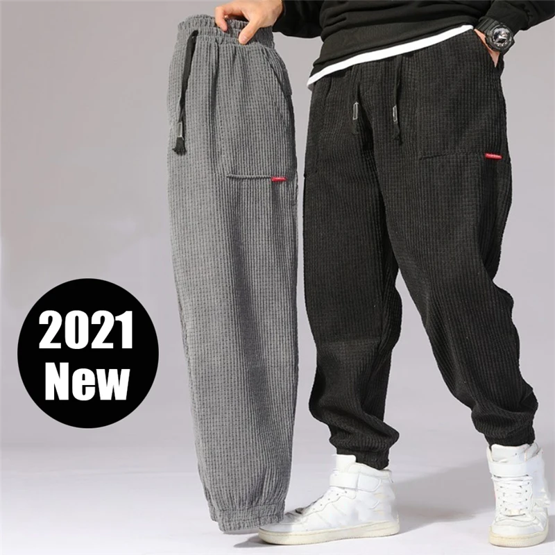 New Spring Men Trousers 2021 Elastic Waist Corduroy Pants Fashion Streetwear Outdoor Male Jogging Pants Pantalones Para Hombres
New Spring Men Trousers 2021 Elastic Waist Corduroy Pants Fashion Streetwear Outdoor Male Jogging Pants Pantalones Para Hombres