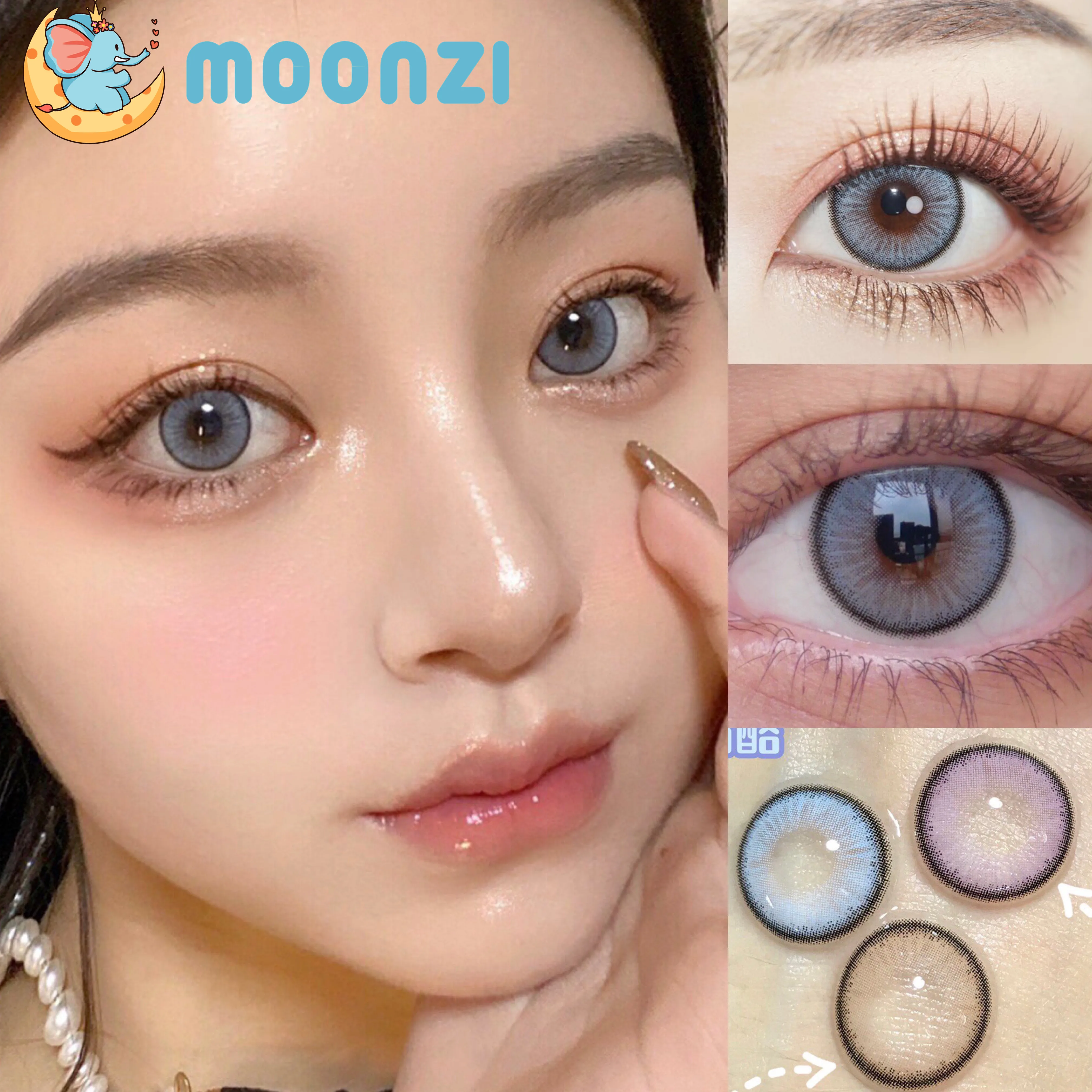 MOONZI Pumpkin blue Contact Lenses Annually Soft for Eyes big beautiful pupil Contact Lens Myopia Prescription degree 2pcs/Pair
MOONZI Pumpkin blue Contact Lenses Annually Soft for Eyes big beautiful pupil Contact Lens Myopia Prescription degree 2pcs/Pair