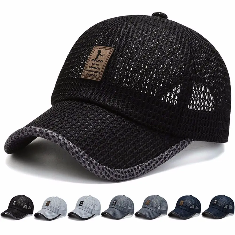 Summer Unisex Men fishing Baseball Caps Women Breathable Mesh Snapback Hats Black Casual sport Hats Cap
Summer Unisex Men fishing Baseball Caps Women Breathable Mesh Snapback Hats Black Casual sport Hats Cap