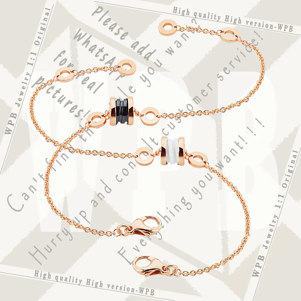 WPB Bracelets Premium Version 1:1 Original Rome Classic Logo Ceramic Coil Spring Bracelets Couple
WPB Bracelets Premium Version 1:1 Original Rome Classic Logo Ceramic Coil Spring Bracelets Couple