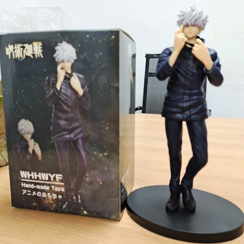 In Stock Anime Jujutsu Kaisen Gojo Satoru Action Figure Collection FIGURE Kids Toys Model Figurals Brinquedos 20cm 
In Stock Anime Jujutsu Kaisen Gojo Satoru Action Figure Collection FIGURE Kids Toys Model Figurals Brinquedos 20cm