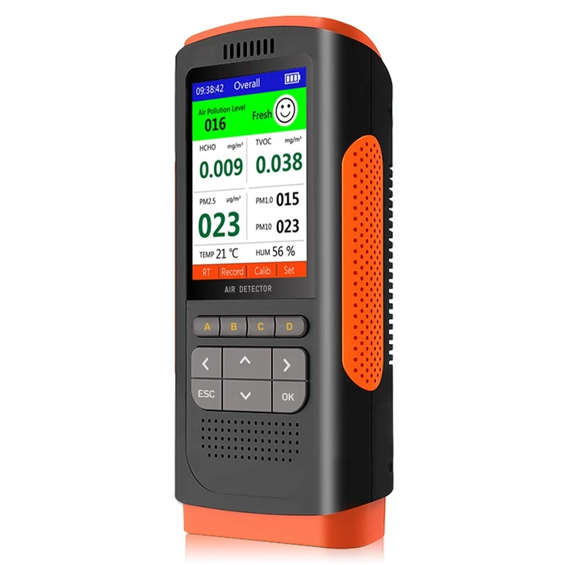 Air Quality Monitor, Indoor Air Quality Pollution Detector for Formaldehyde, Temperature Humidity Data Monitoring
Air Quality Monitor, Indoor Air Quality Pollution Detector for Formaldehyde, Temperature Humidity Data Monitoring