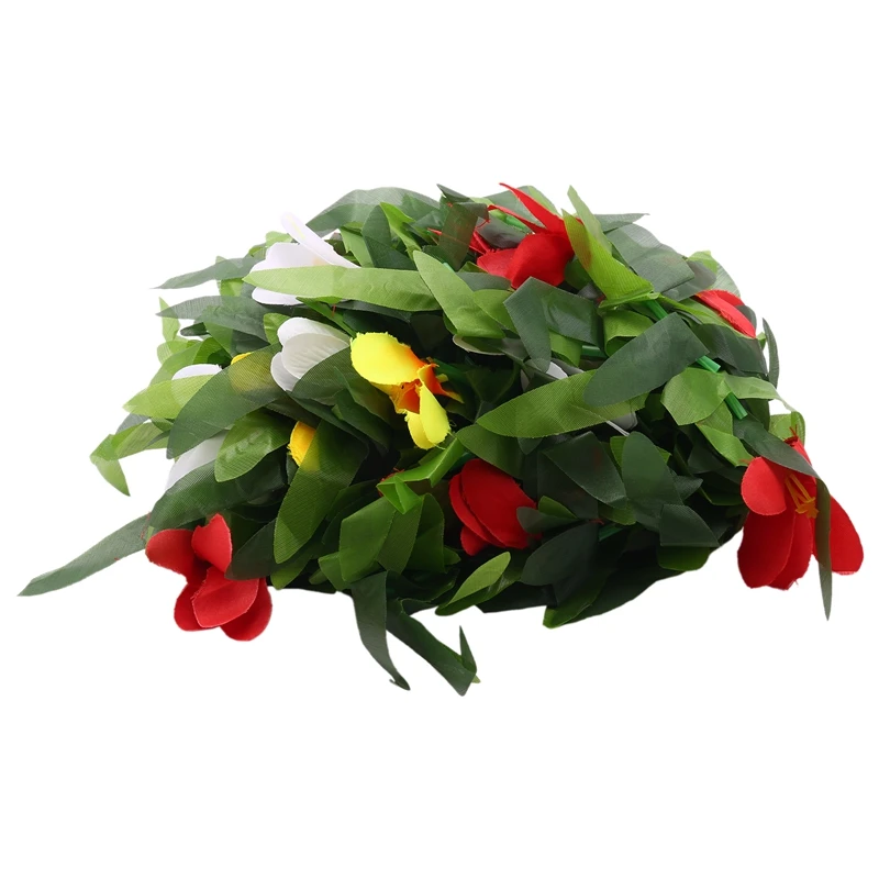 HOT-Luau Leis 3 Pcs Artificial Flowers Tropical Hawaiian Lei Leaf Necklaces for Hula Costume and Beach Party
HOT-Luau Leis 3 Pcs Artificial Flowers Tropical Hawaiian Lei Leaf Necklaces for Hula Costume and Beach Party