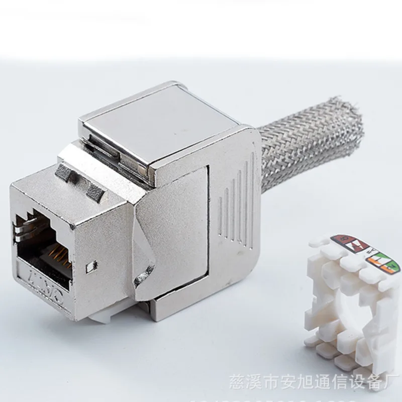 FTP CAT7 Keystone Jack сетевой модульный инструмент без провода экранированный информационный разъем RJ45 разъем 10G Ethernet кабель адаптер оплетка
FTP CAT7 Keystone Jack сетевой модульный инструмент без провода экранированный информационный разъем RJ45 разъем 10G Ethernet кабель адаптер оплетка