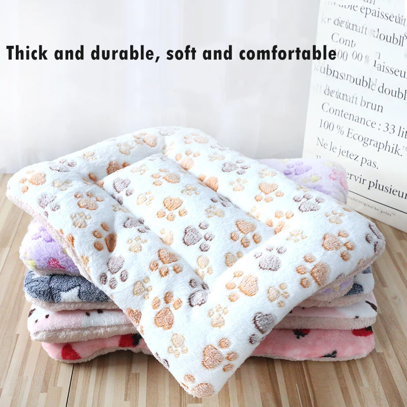 Soft Pet Mat dog Bed Winter Thicken Warm Cat Dog Blanket Double Sides Puppy Sleeping Cover Towel Cushion Cartoon Kennels For Pet
Soft Pet Mat dog Bed Winter Thicken Warm Cat Dog Blanket Double Sides Puppy Sleeping Cover Towel Cushion Cartoon Kennels For Pet