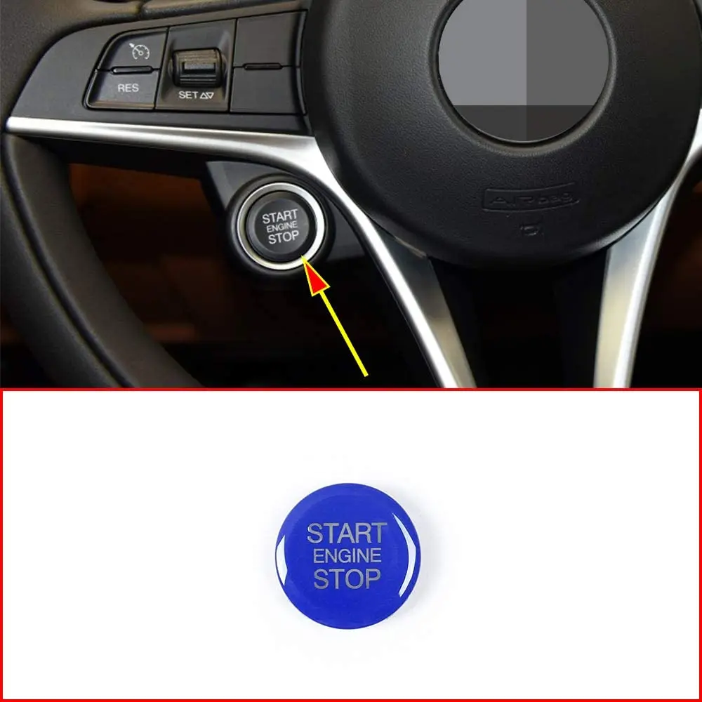 For Alfa Romeo Giulia Stelvio 2017-2019 Replacement ABS Plastic Car Start Engine Stop Cover Trim Accessories
For Alfa Romeo Giulia Stelvio 2017-2019 Replacement ABS Plastic Car Start Engine Stop Cover Trim Accessories