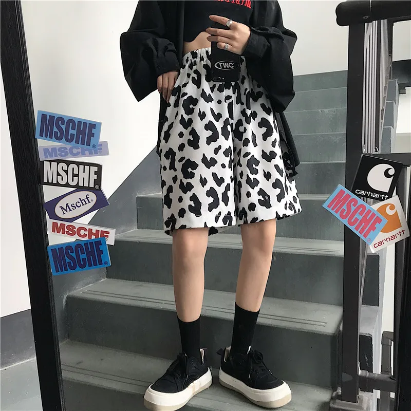 White Cow Summer 2021 Sport Shorts for Women Streetwear Harajuku Korean Joggers Women Elastic High Waist Wide Leg Shorts
White Cow Summer 2021 Sport Shorts for Women Streetwear Harajuku Korean Joggers Women Elastic High Waist Wide Leg Shorts