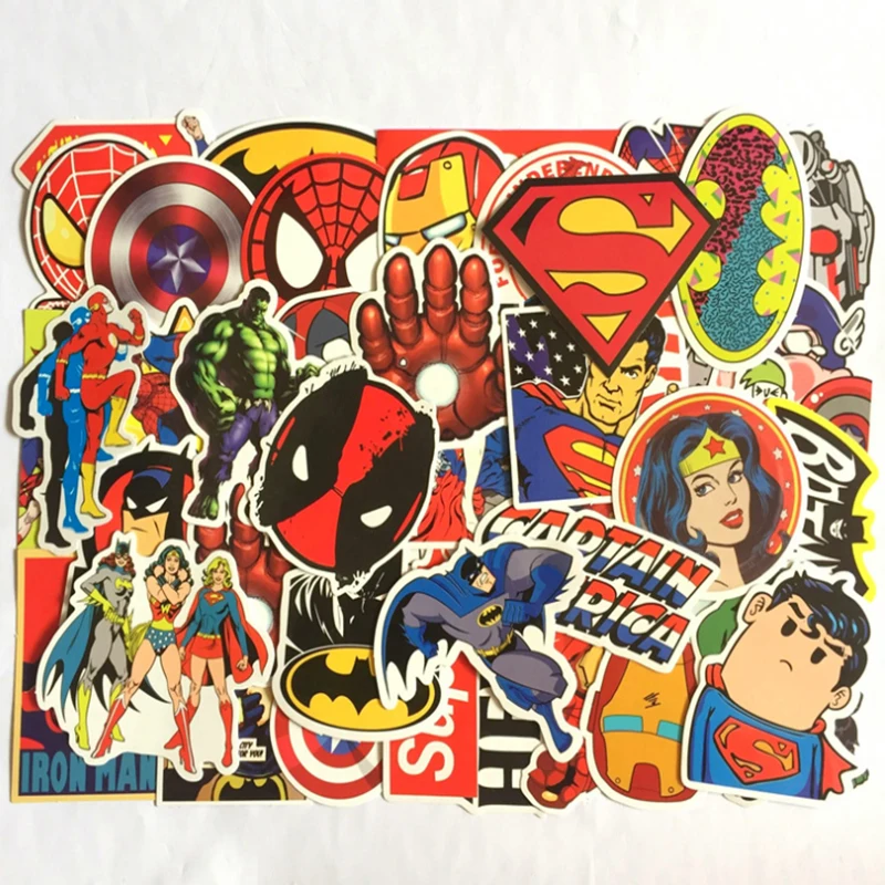 50 Superhero superman Graffiti Stickers Cute Cartoon Stickers Mobile Phone Computer Water Cup Luggage Waterproof Sticker
50 Superhero superman Graffiti Stickers Cute Cartoon Stickers Mobile Phone Computer Water Cup Luggage Waterproof Sticker
