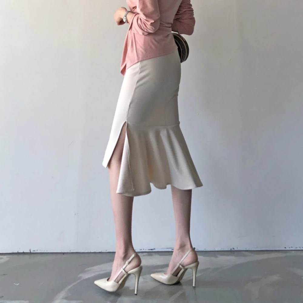 Women Sexy Elegant Office Lady Bodycon High Waist Skinny Ruffles Female Midi Wear To Work Skirts
Women Sexy Elegant Office Lady Bodycon High Waist Skinny Ruffles Female Midi Wear To Work Skirts