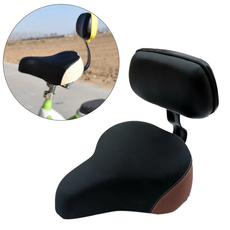 Bicycle Seat with Backrest Support Cycling Wide Comfort Saddle Seat for Electric Vehicle Tricycle Bike Bicycle Universal
Bicycle Seat with Backrest Support Cycling Wide Comfort Saddle Seat for Electric Vehicle Tricycle Bike Bicycle Universal